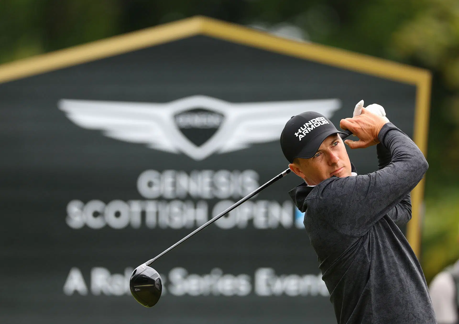 Jordan Spieth in action at the Genesis Scottish Open 2024- Source: Getty